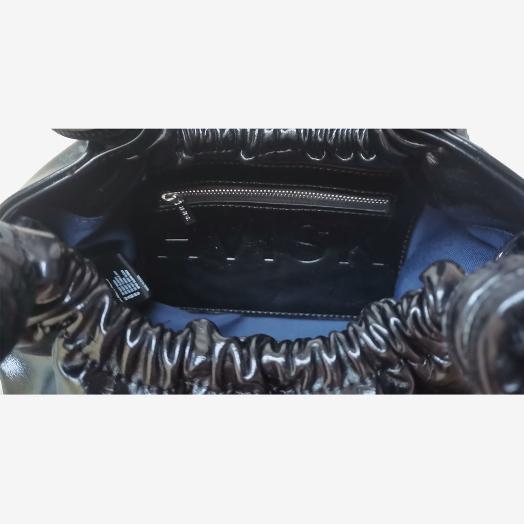 HVISK JOLLY LACQUER Handbag 009 Black
