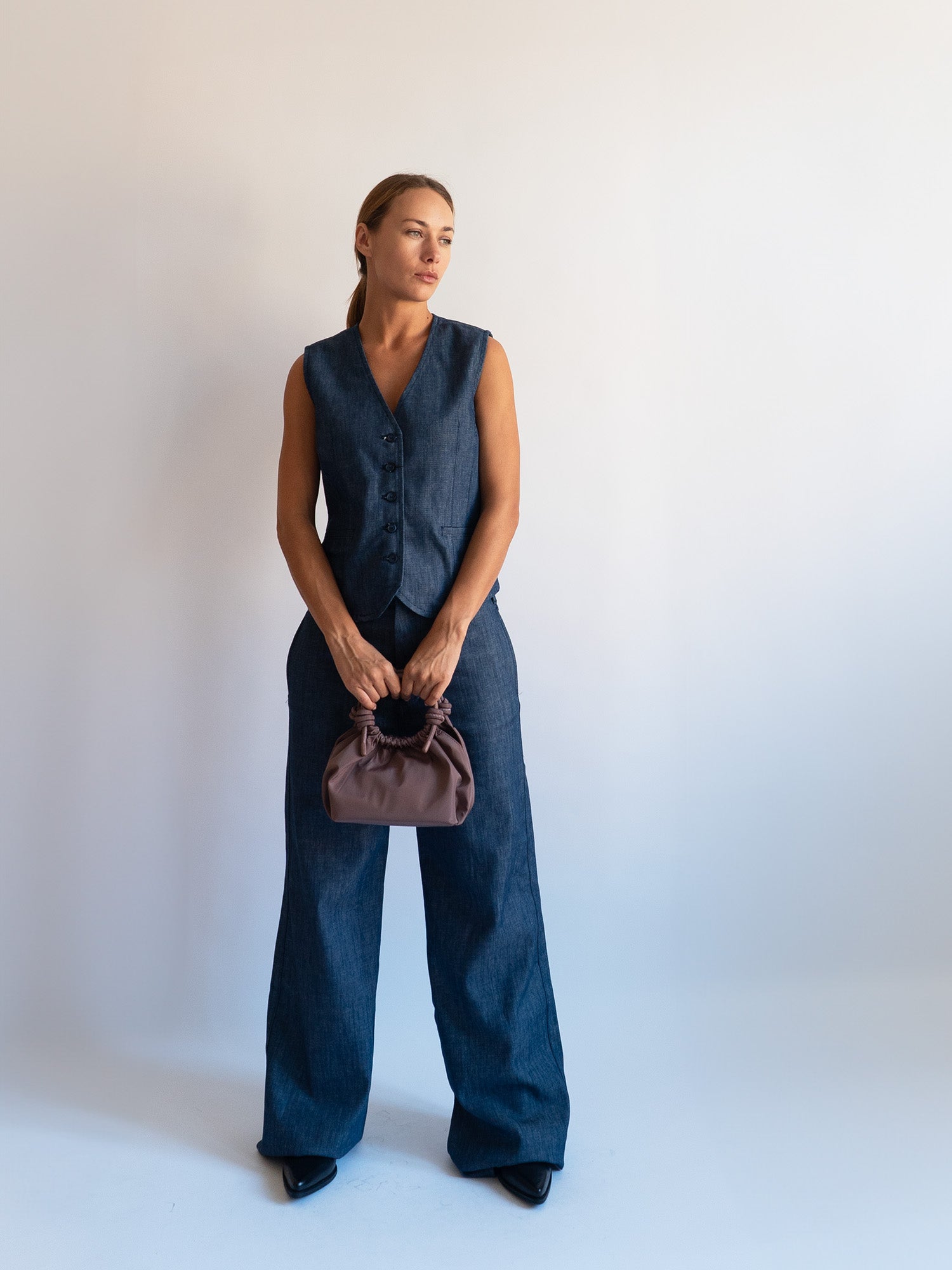 HVISK JOLLY MATTE TWILL Crossbody 451 Dusty Mauve