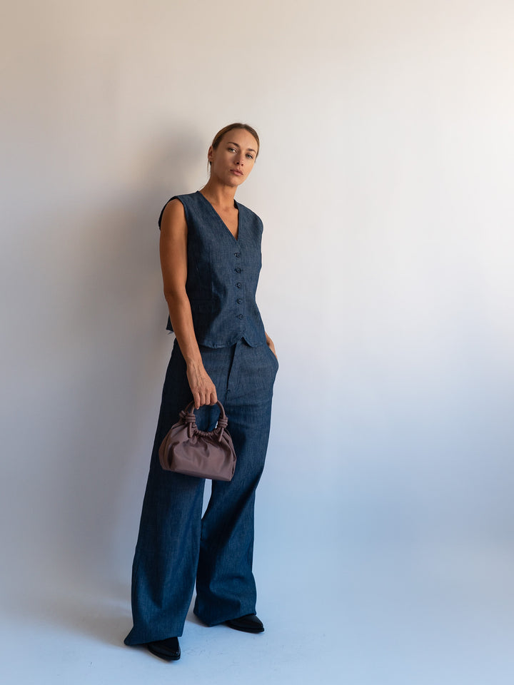 HVISK JOLLY MATTE TWILL Crossbody 451 Dusty Mauve