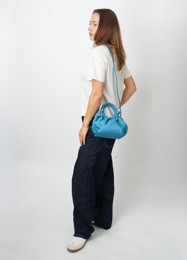 HVISK JOLLY MATTE TWILL Crossbody 476 Teal Blue