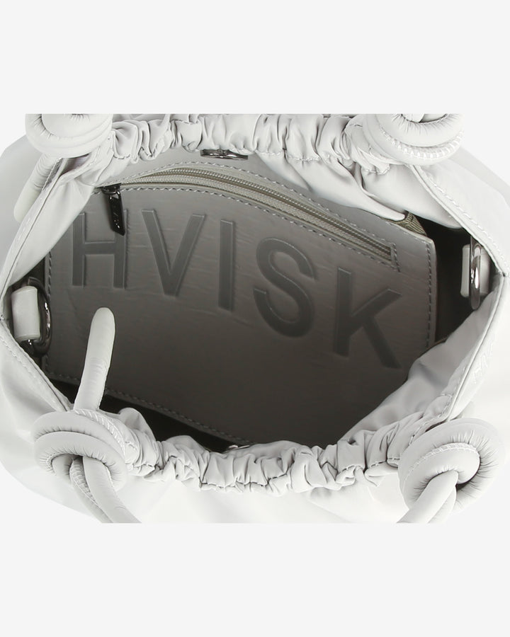 HVISK JOLLY MATTE TWILL Crossbody 477 Grey Aura