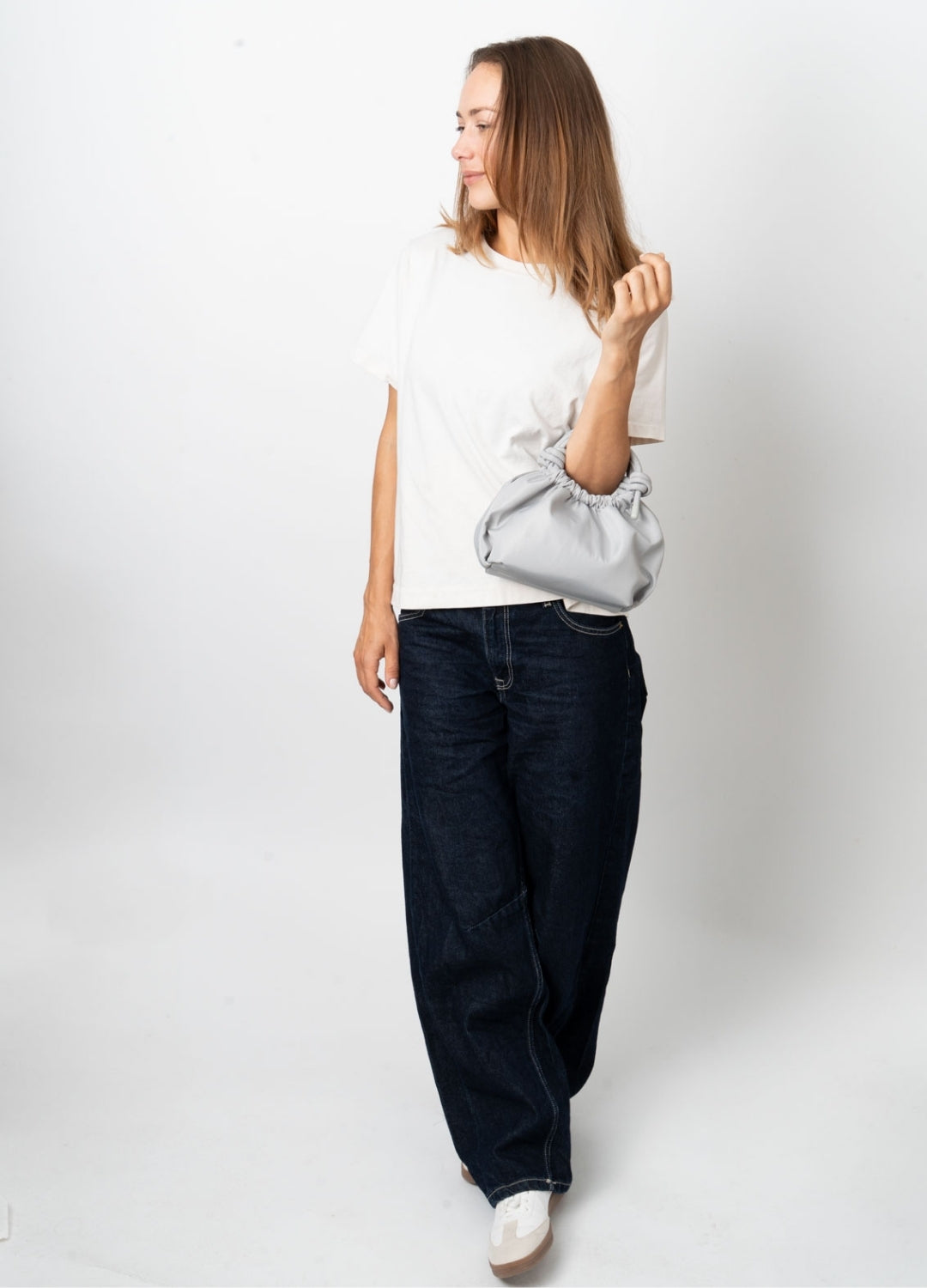 HVISK JOLLY MATTE TWILL Crossbody 477 Grey Aura