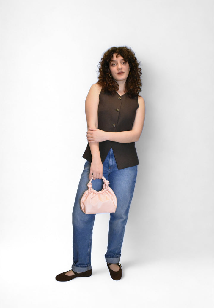 HVISK JOLLY MATTE TWILL Crossbody 493 Rosie Nude