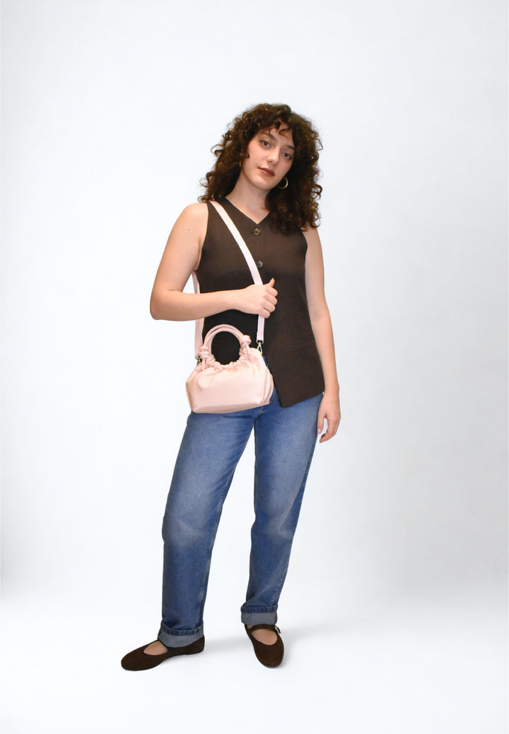 HVISK JOLLY MATTE TWILL Crossbody 493 Rosie Nude