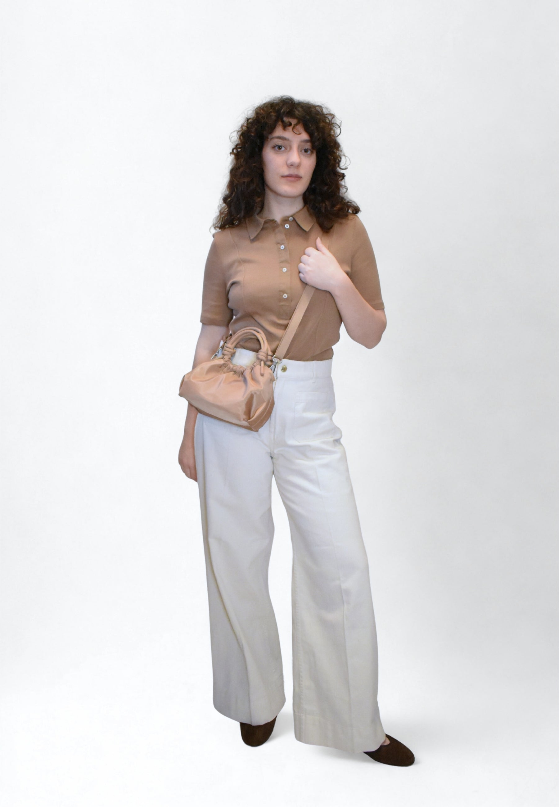 HVISK JOLLY MATTE TWILL Crossbody 495 Mocha