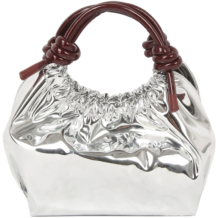 HVISK JOLLY MIRROR GLOSS STRUCTURE Makeup Bag 511 Silver Maroon