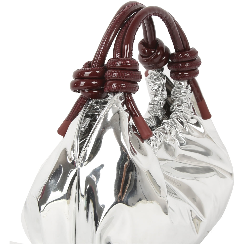 HVISK JOLLY MIRROR GLOSS STRUCTURE Makeup Bag 511 Silver Maroon