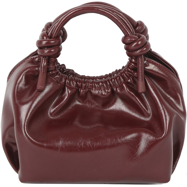 HVISK JOLLY RAW STRUCTURE Crossbody 508 Deep Burgundy