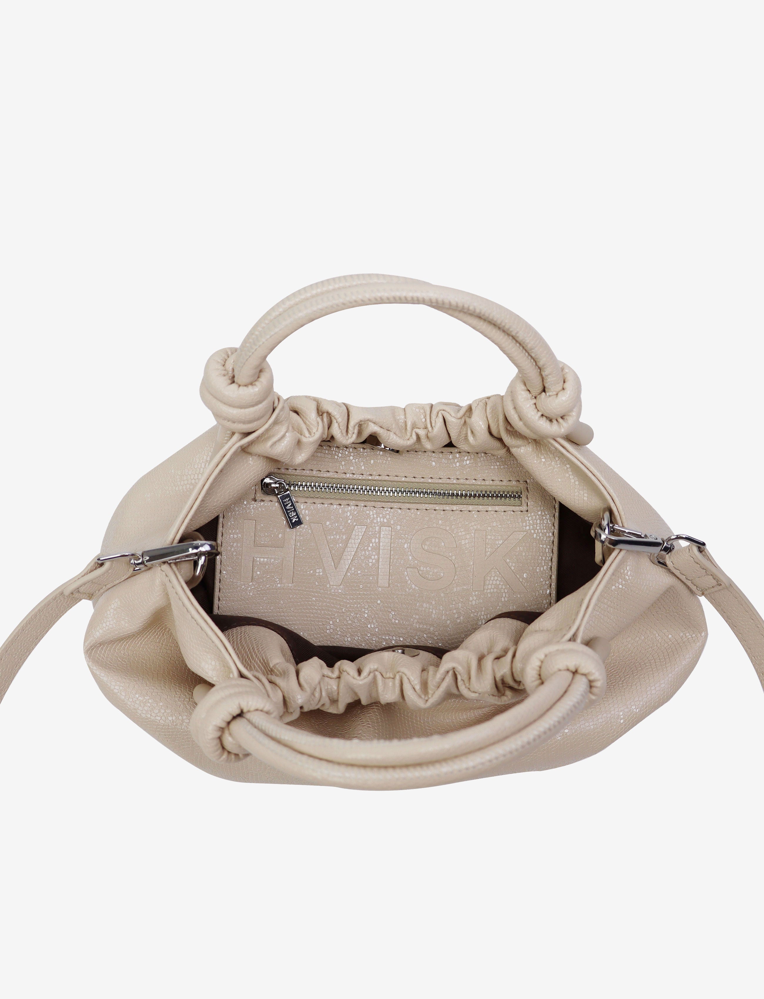 HVISK JOLLY SHELL STRUCTURE Crossbody 486 Oat White