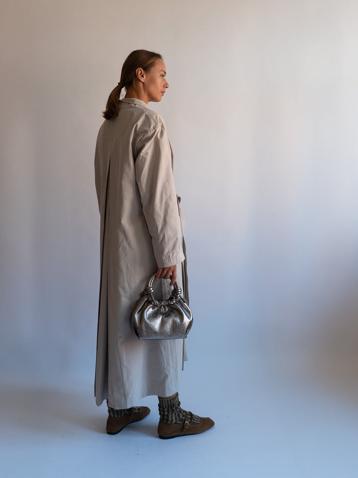 HVISK JOLLY SHINY STRUCTURE Crossbody 454 Metallic Grey