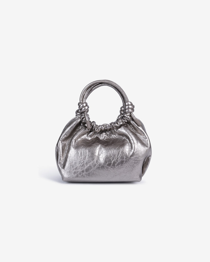 HVISK JOLLY SHINY STRUCTURE Crossbody 454 Metallic Grey