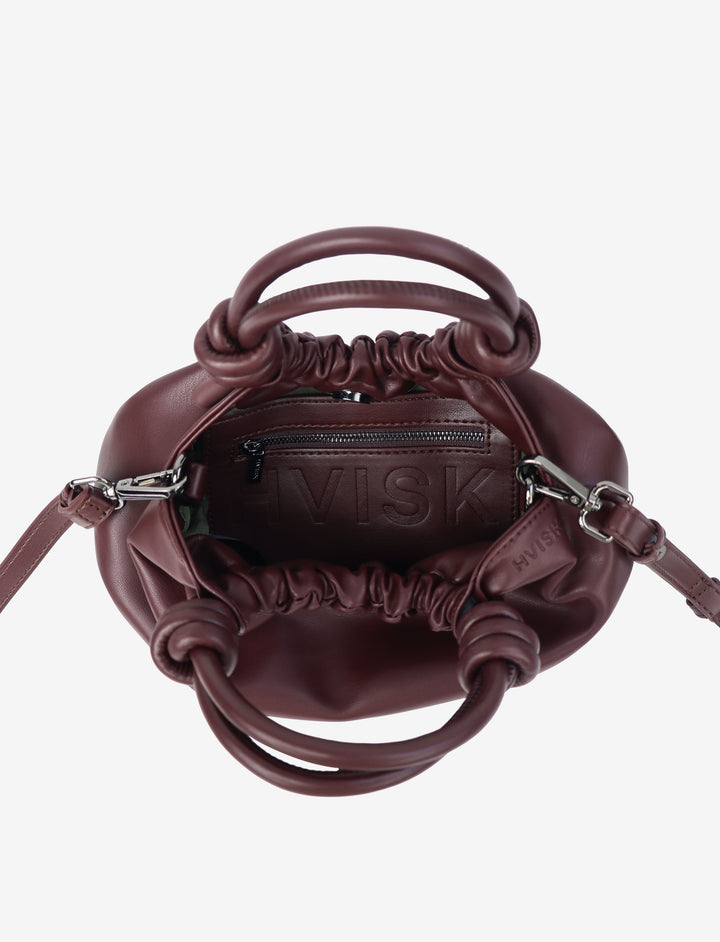 HVISK JOLLY SOFT STRUCTURE Crossbody 475 Midnight Plum