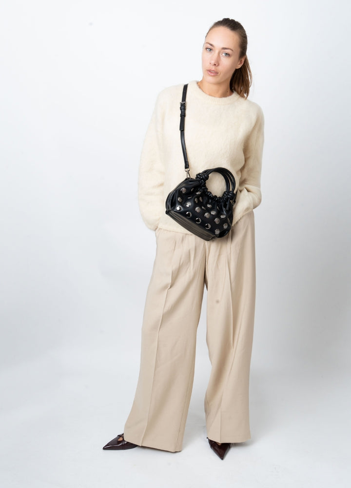 HVISK JOLLY SOFT STRUCTURE STUDS Crossbody 009 Black