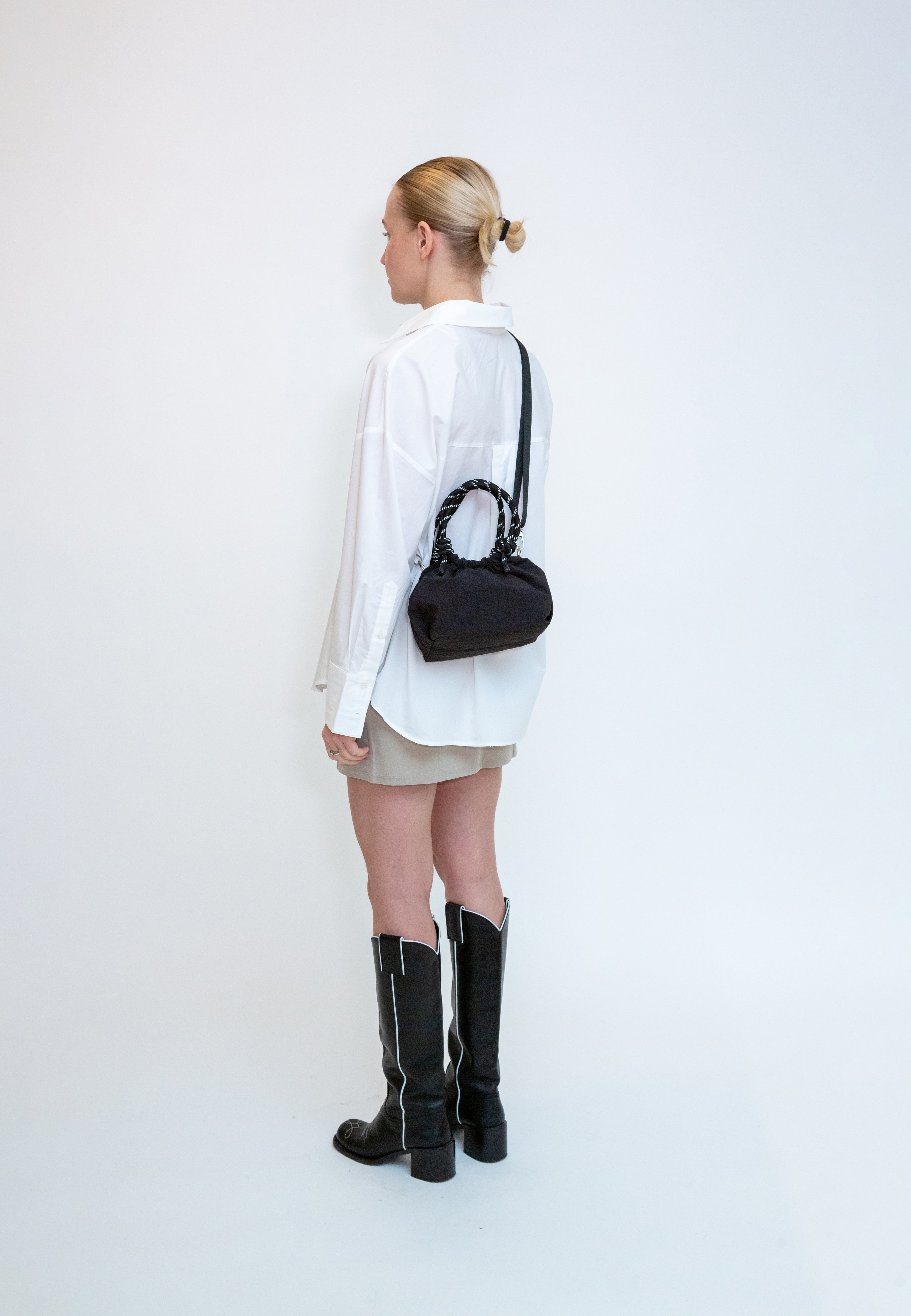 HVISK JOLLY TEXTURED TWILL Crossbody 009 Black