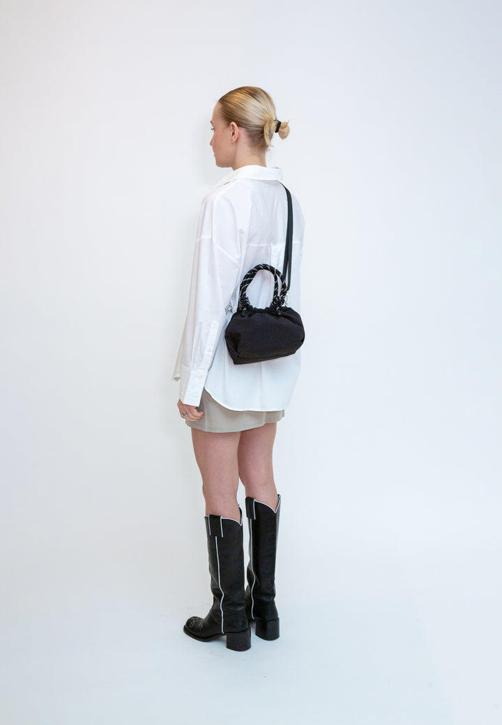 HVISK JOLLY TEXTURED TWILL Crossbody 009 Black