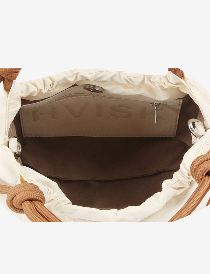 HVISK JOLLY TEXTURED TWILL Crossbody 504 Wax Paper