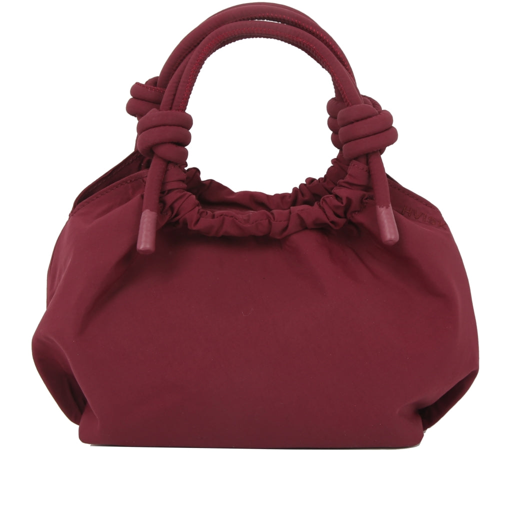HVISK JOLLY TEXTURED TWILL Crossbody 508 Deep Burgundy