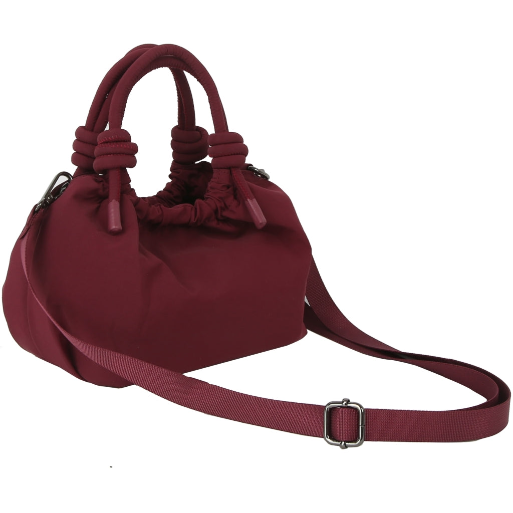 HVISK JOLLY TEXTURED TWILL Crossbody 508 Deep Burgundy