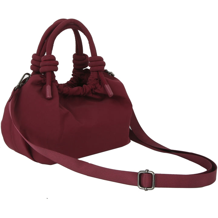 HVISK JOLLY TEXTURED TWILL Crossbody 508 Deep Burgundy