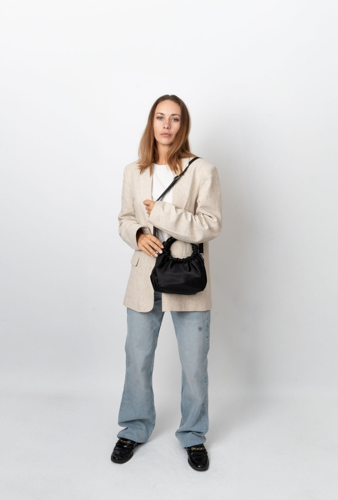 HVISK JOLLY TWILL Crossbody 009 Black