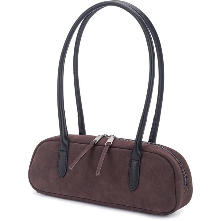 HVISK JUNIPER BRUSH STRUCTURE MIX Crossbody 514 Umber Brown / Black