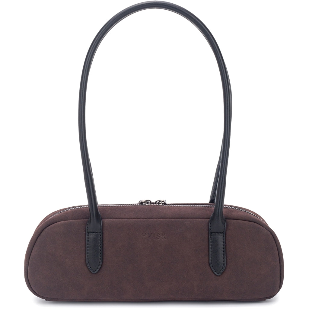 HVISK JUNIPER BRUSH STRUCTURE MIX Crossbody 514 Umber Brown / Black