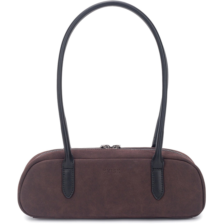HVISK JUNIPER BRUSH STRUCTURE MIX Crossbody 514 Umber Brown / Black