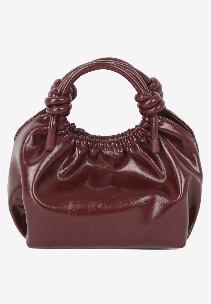 HVISK Jolly Raw Handle Bag 508 Deep Burgundy