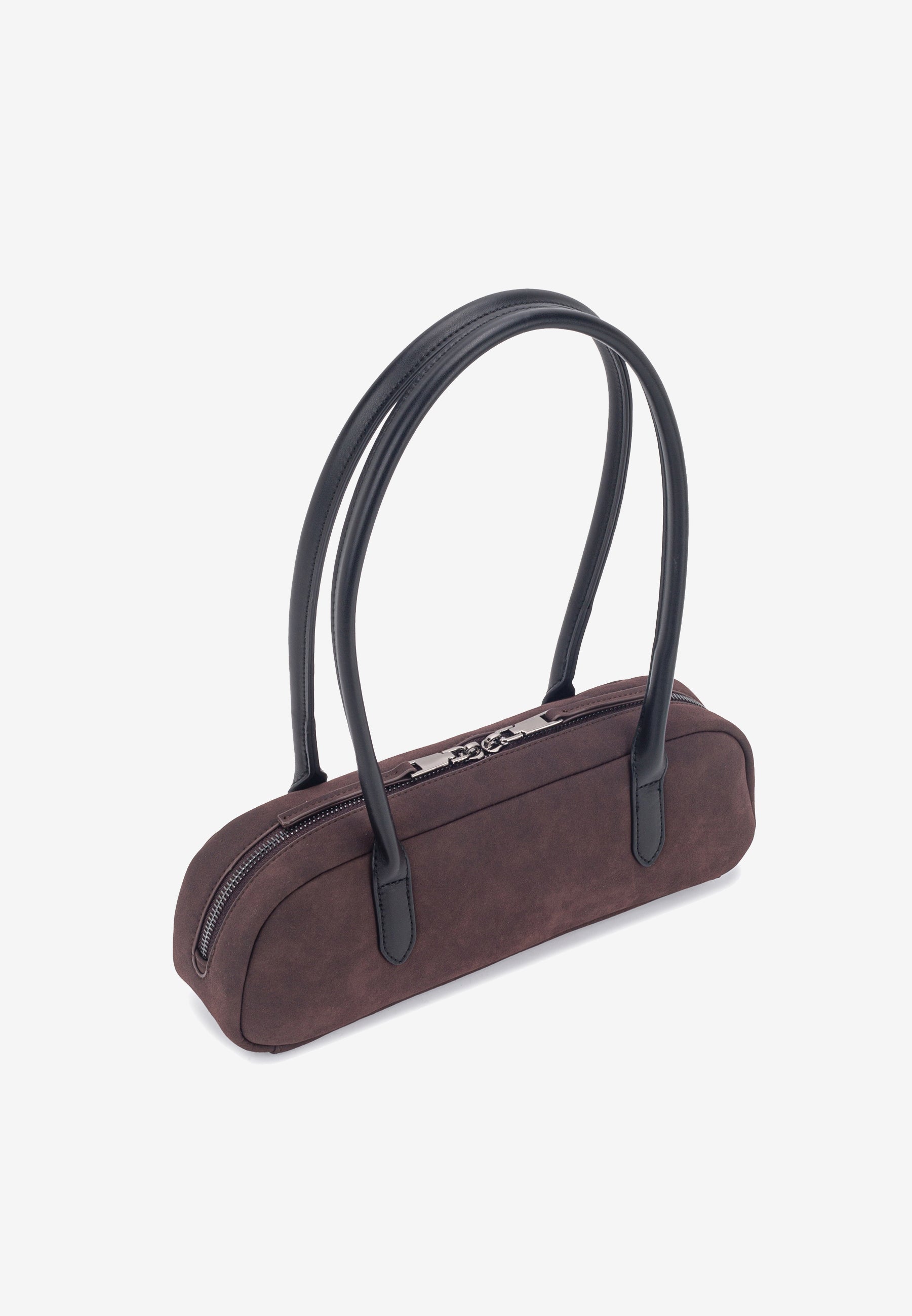 HVISK Juniper Brush Shoulder Bag 514 Umber Brown / Black