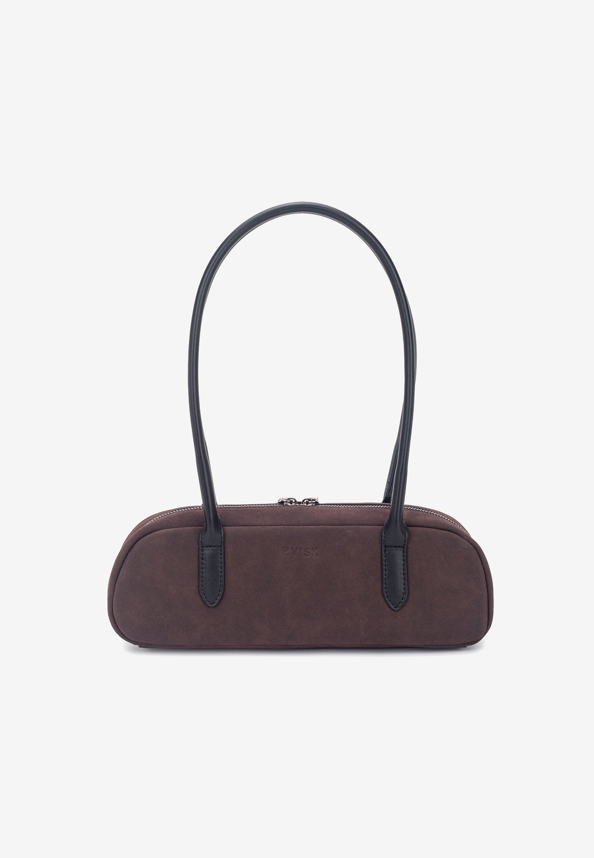 HVISK Juniper Brush Shoulder Bag 514 Umber Brown / Black
