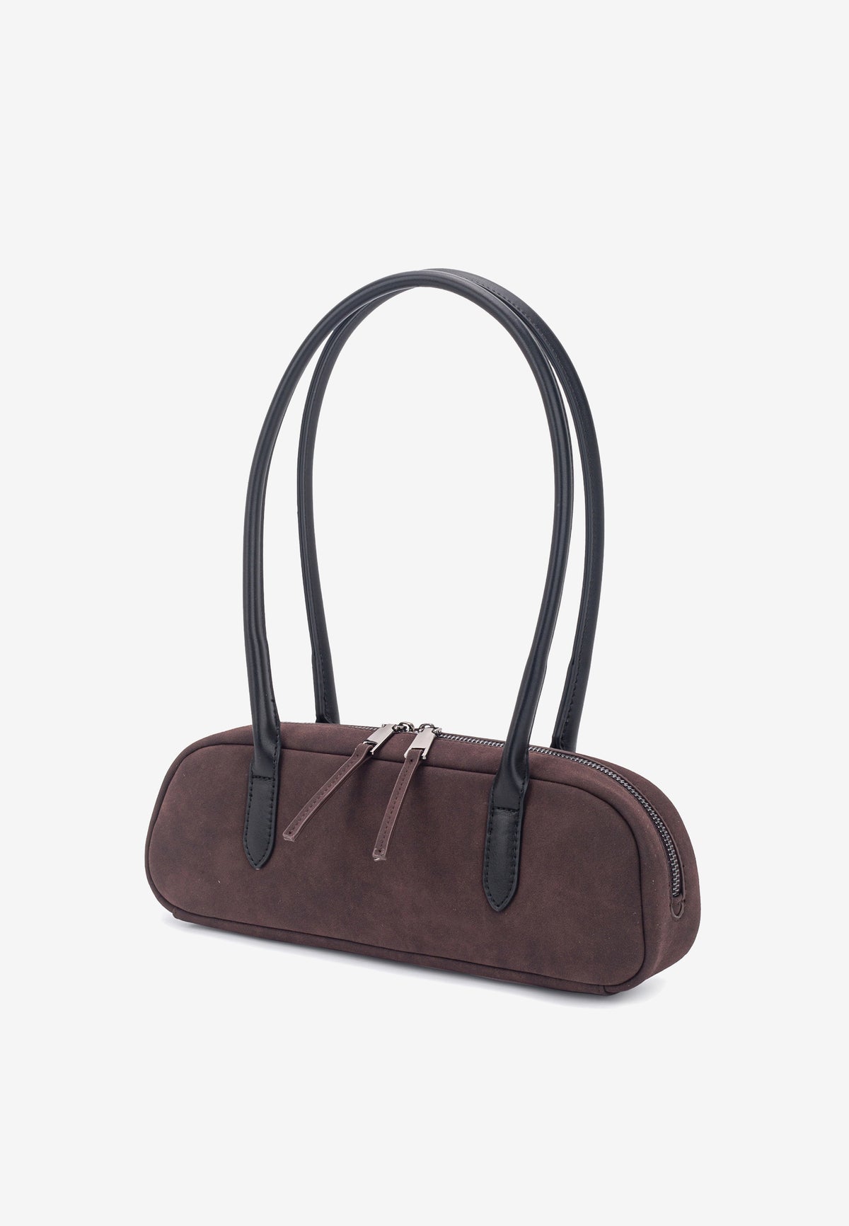 HVISK Juniper Brush Shoulder Bag 514 Umber Brown / Black