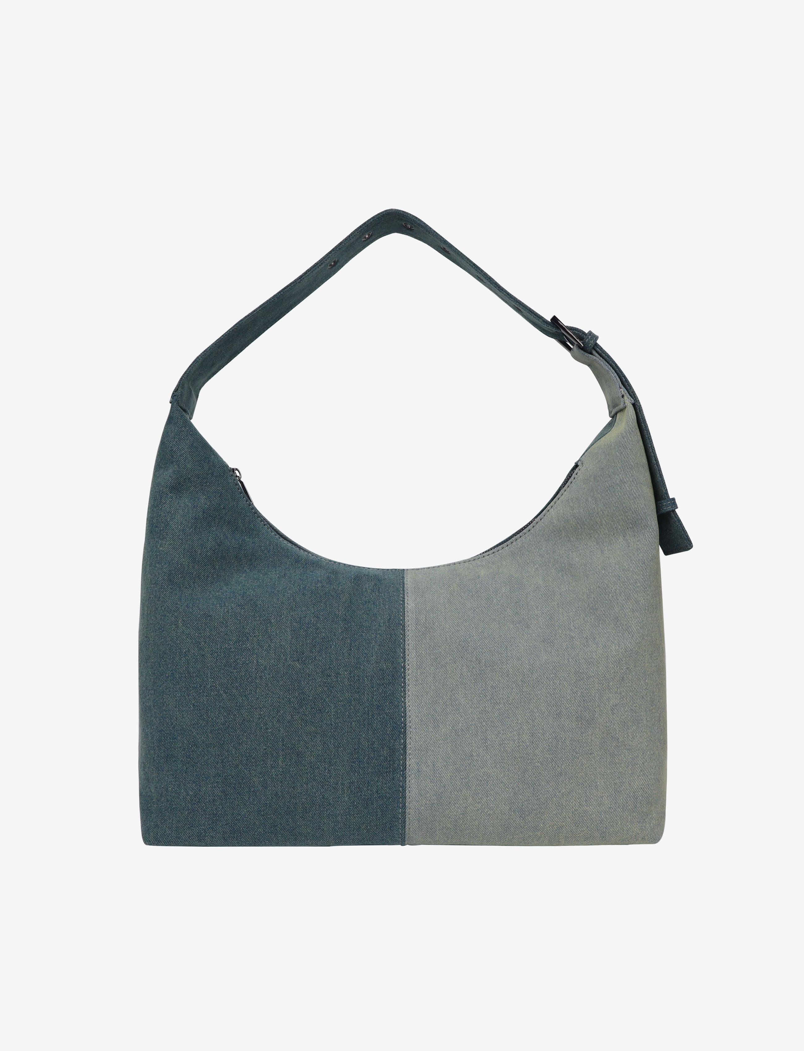 HVISK LANE DENIM Tote Bag 481 Teal Tones