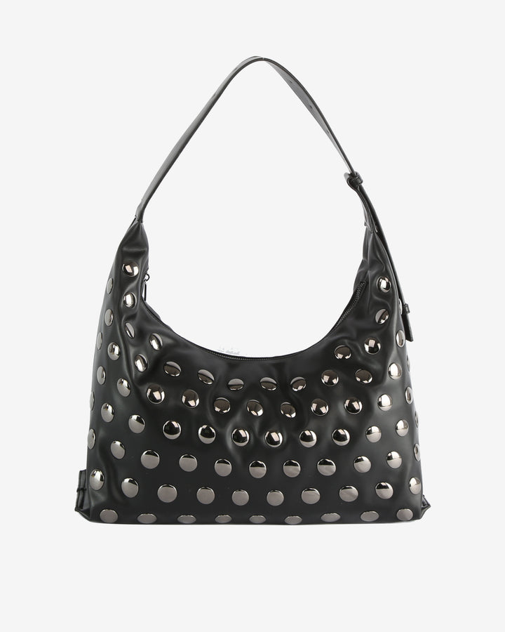 HVISK LANE SOFT STRUCTURE STUDS Tote Bag 009 Black