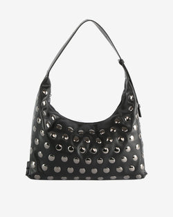 HVISK LANE SOFT STRUCTURE STUDS Tote Bag 009 Black