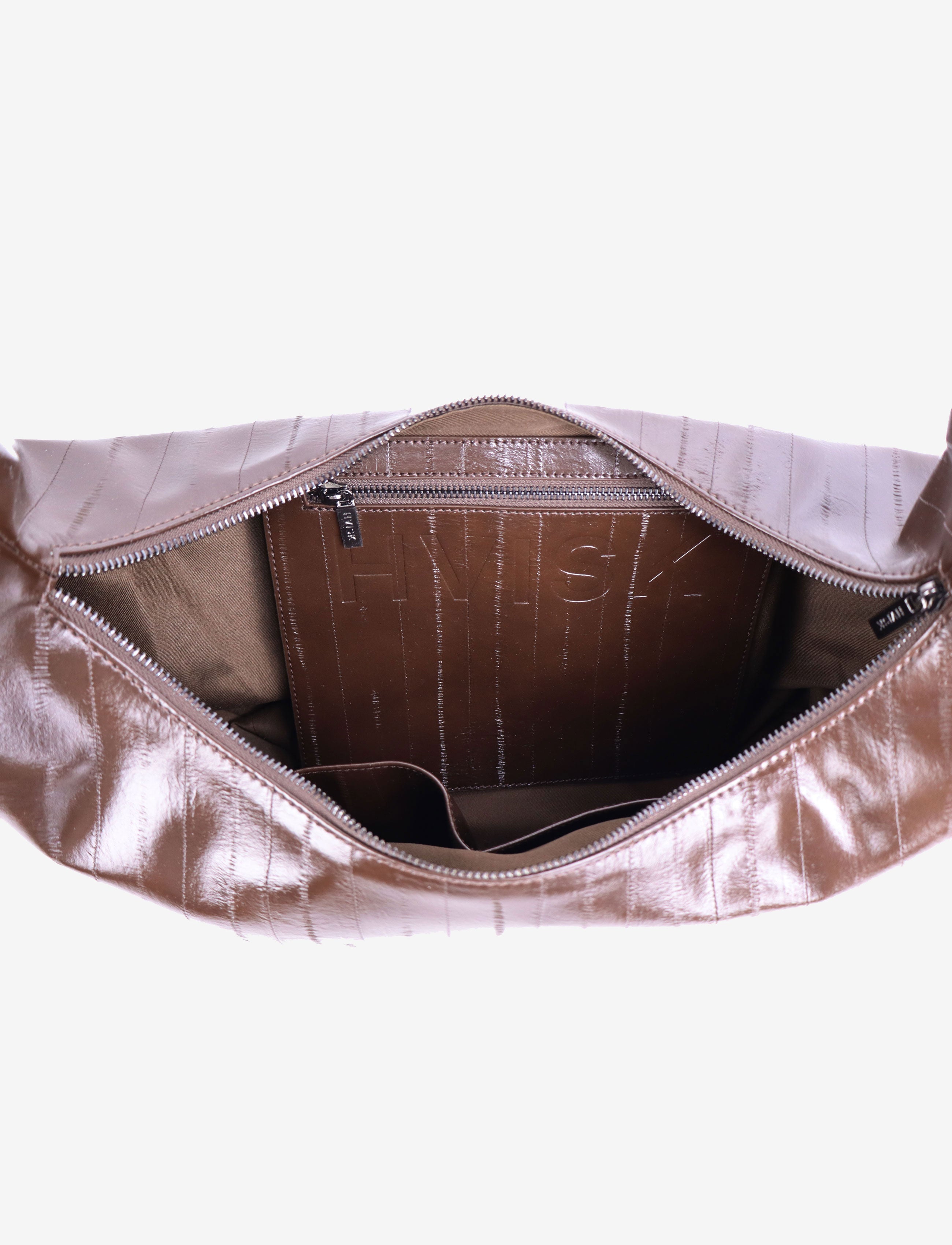 HVISK LANE STROKE STRUCTURE Tote Bag 485 Espresso