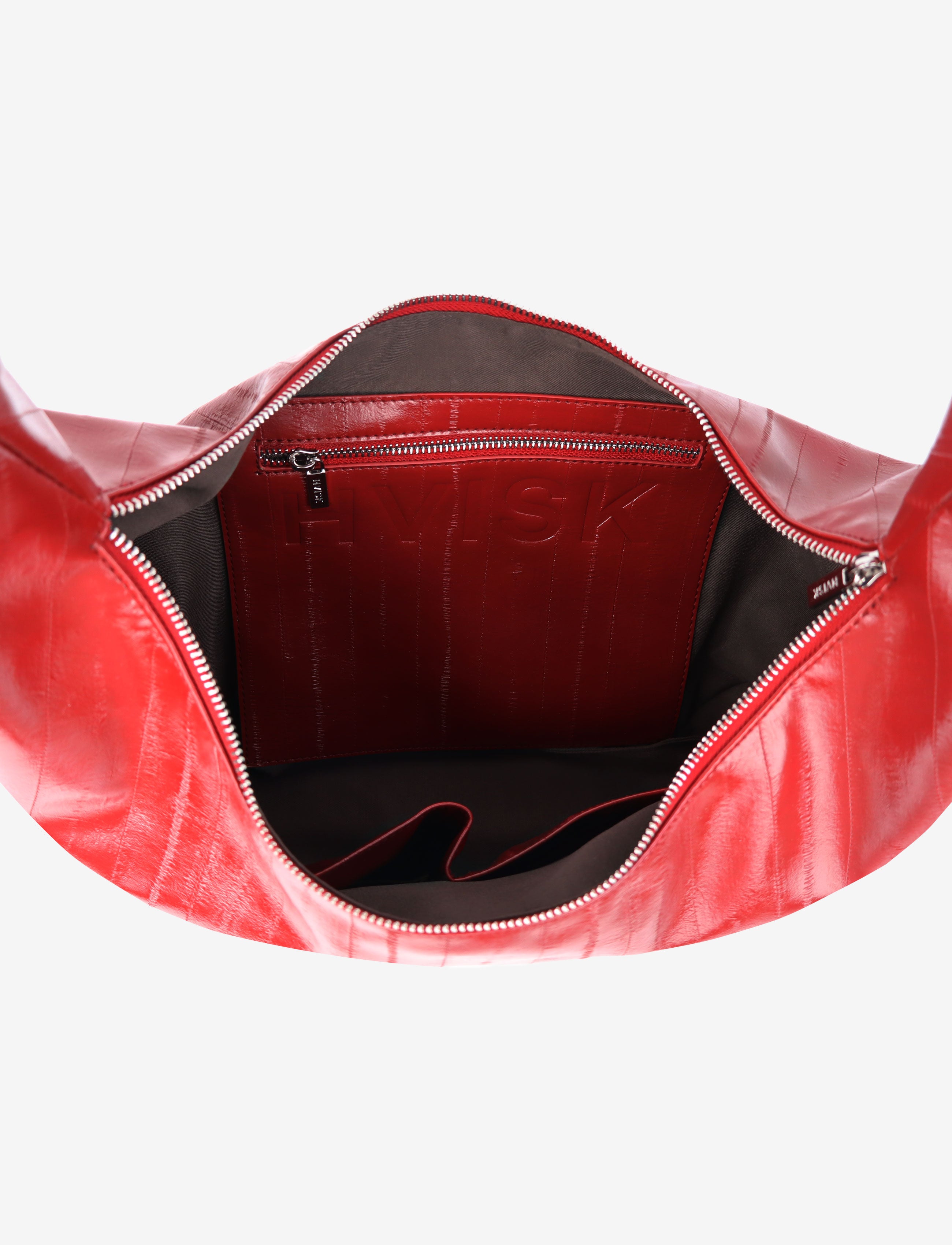 HVISK LANE STROKE STRUCTURE Tote Bag 494 Scarlet Red