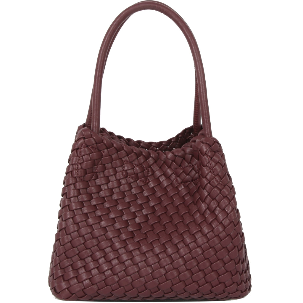 HVISK LILY BRAIDED STRUCTURE Crossbody 508 Deep Burgundy