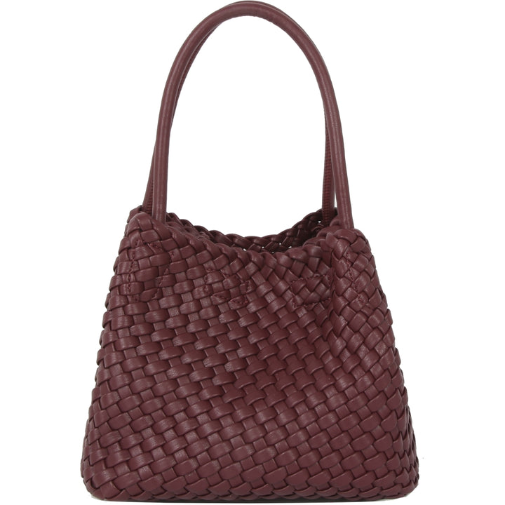 HVISK LILY BRAIDED STRUCTURE Crossbody 508 Deep Burgundy