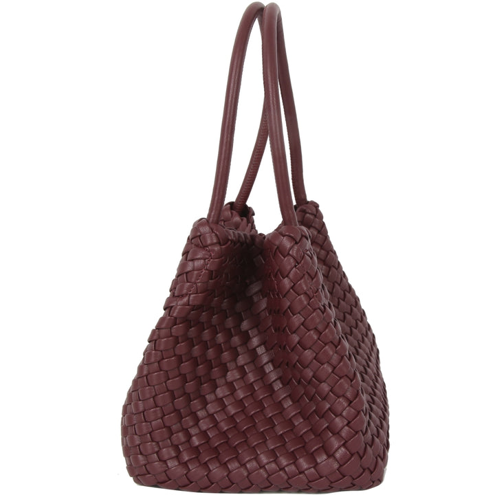 HVISK LILY BRAIDED STRUCTURE Crossbody 508 Deep Burgundy