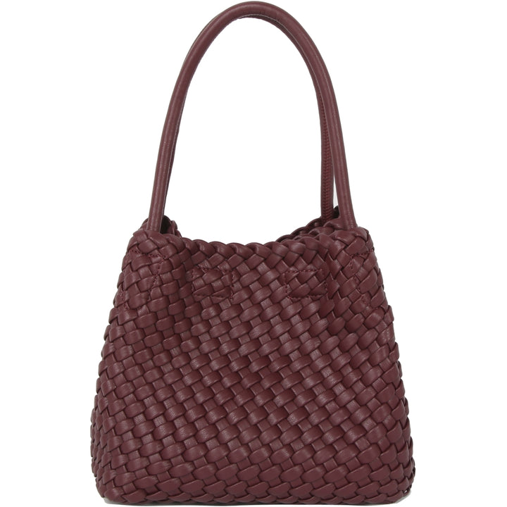 HVISK LILY BRAIDED STRUCTURE Crossbody 508 Deep Burgundy