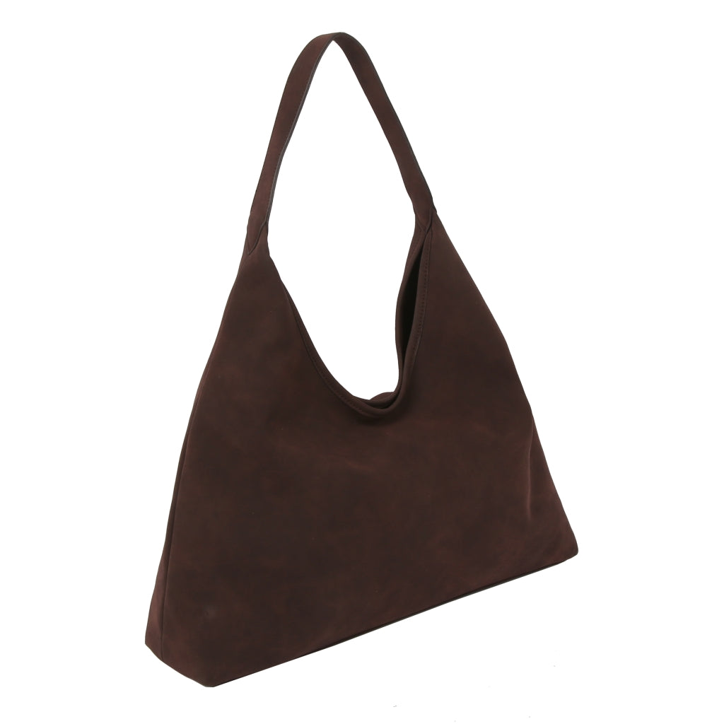 HVISK LOLA BRUSH STRUCTURE Tote Bag 507 Umber Brown