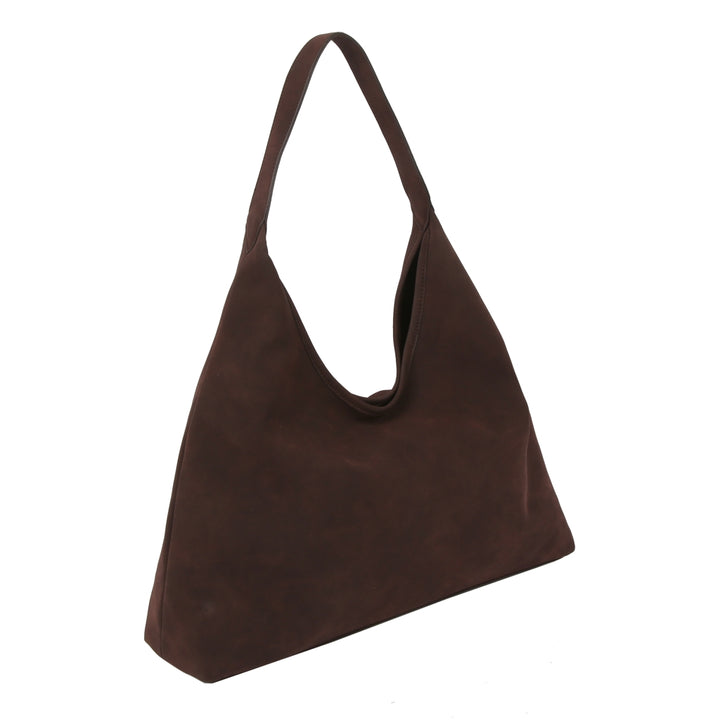 HVISK LOLA BRUSH STRUCTURE Tote Bag 507 Umber Brown