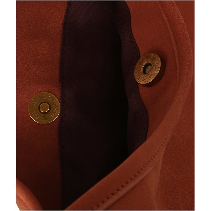 HVISK LOLA BRUSH STRUCTURE Tote Bag 510 Terracotta