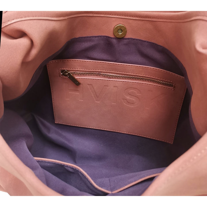 HVISK LOLA BRUSH STRUCTURE Tote Bag 510 Terracotta