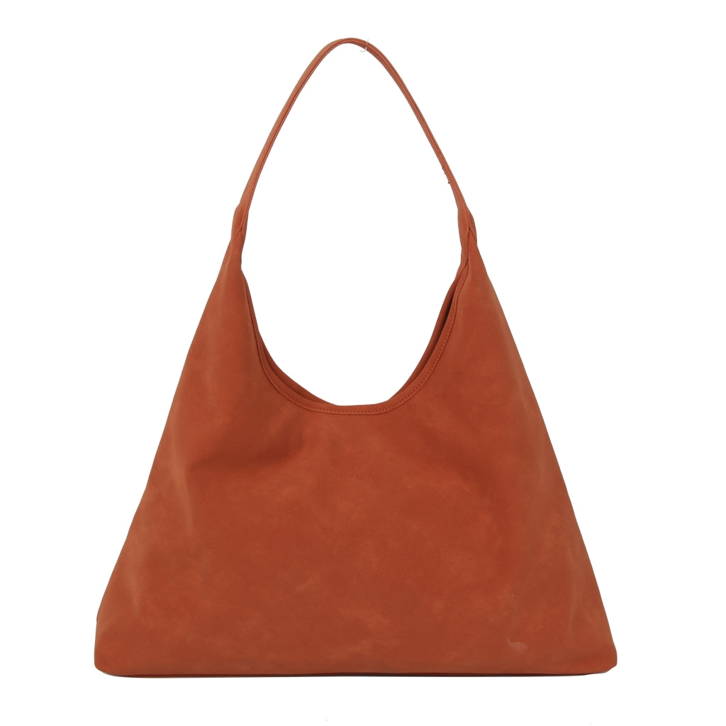 HVISK LOLA BRUSH STRUCTURE Tote Bag 510 Terracotta