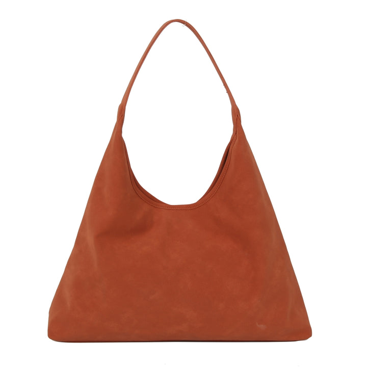 HVISK LOLA BRUSH STRUCTURE Tote Bag 510 Terracotta