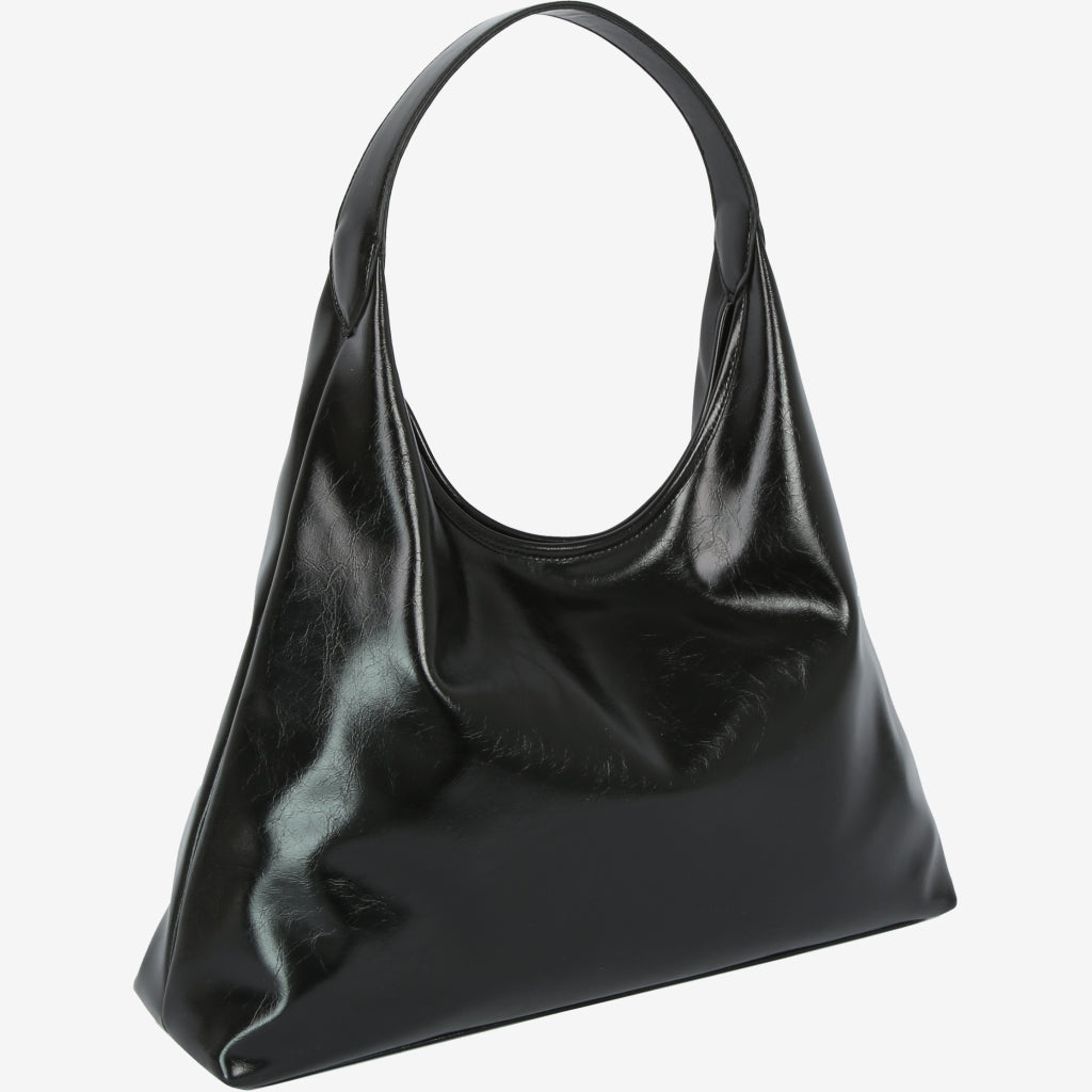 HVISK LOLA LACQUER Shopper 009 Black