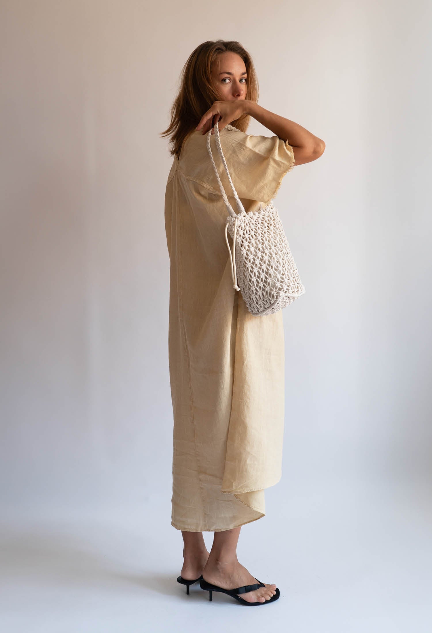 HVISK LOLLY TOTE Shoulder Bag 464 White Sand