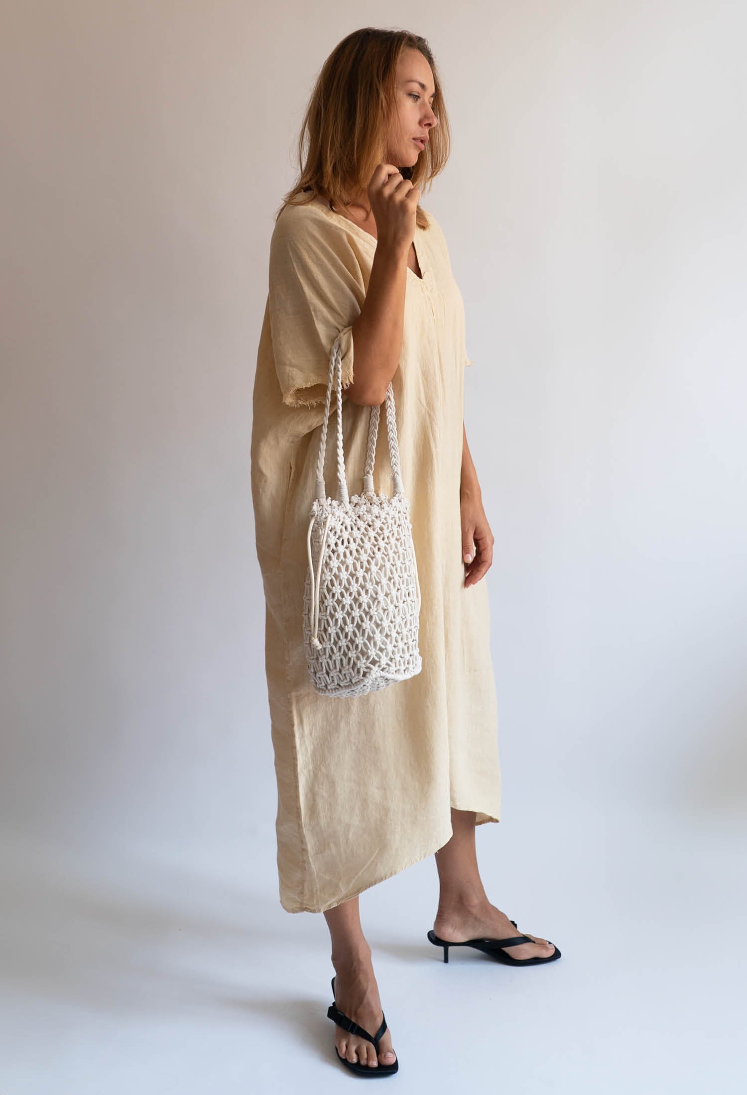 HVISK LOLLY TOTE Shoulder Bag 464 White Sand