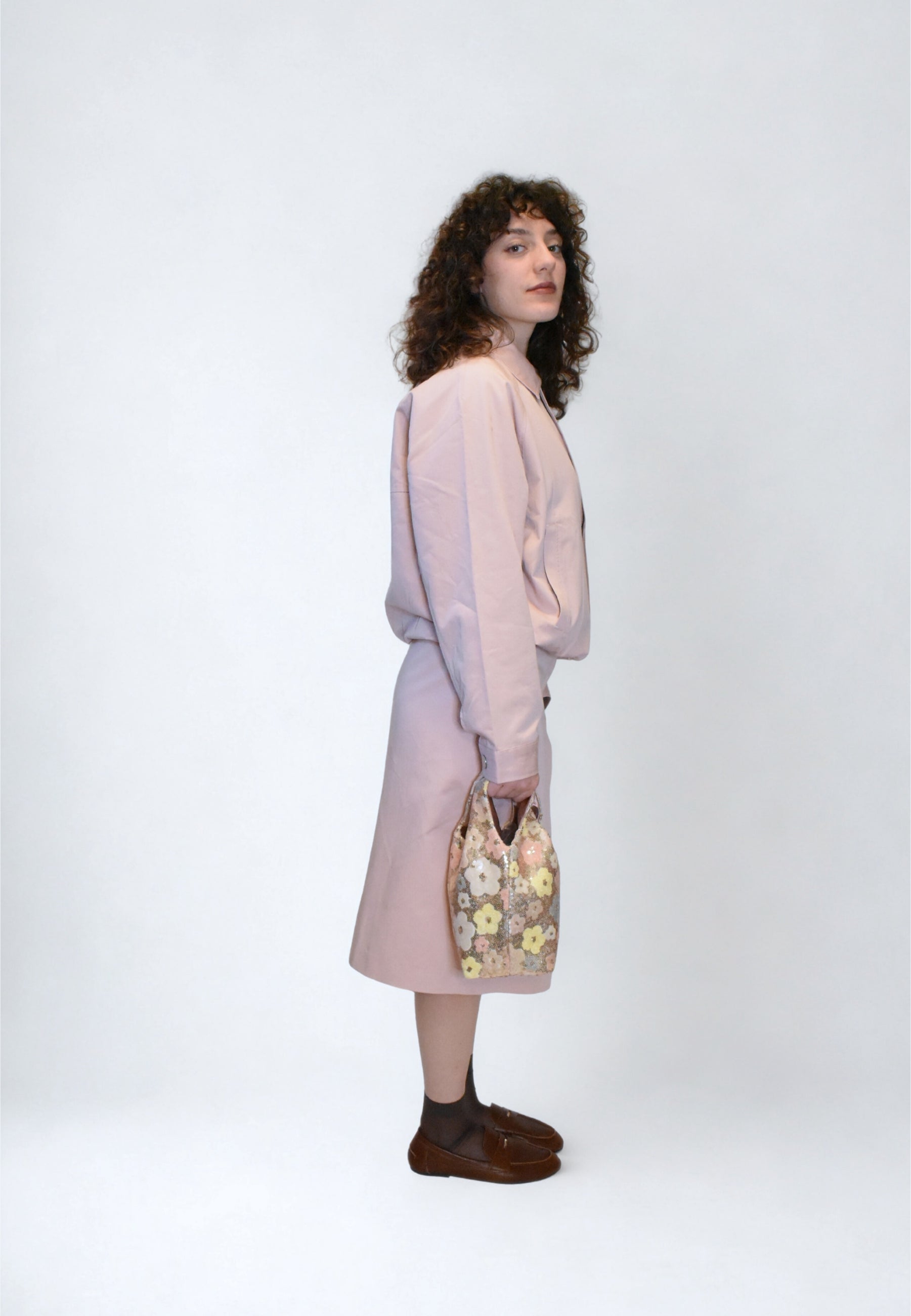 HVISK LUMA SEQUINS Crossbody 497 Pastel Bloom